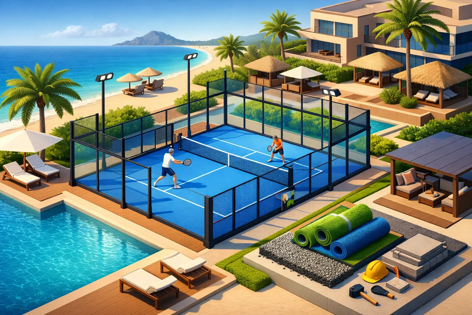 Padel Court Installation for Resorts That Lasts
