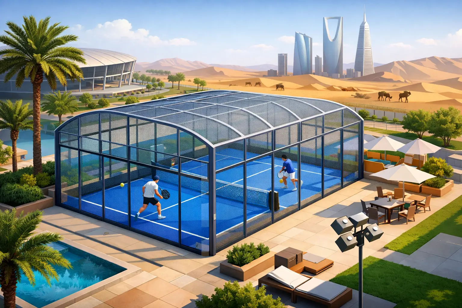 Padel Enclosure Systems for Saudi Sports Sites