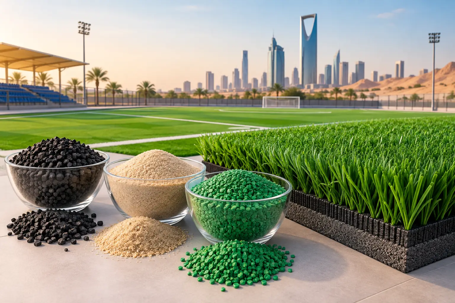Selecting Turf Infill Materials for Saudi Sports